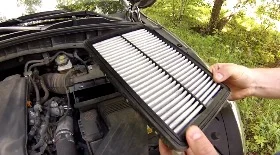 Замена воздушного фильтра Хендай Туссан III