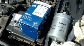 Замена топливного фильтра БМВ Е34