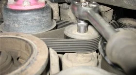 Снятие/замена ремня навесных агрегатов на Прадо 120