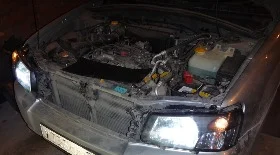 Замена ламп ближнего света Subaru Forester SG5