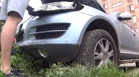 Замена габаритной лампочки на VW Touareg I