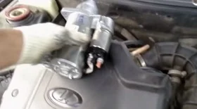 Снятие и замена стартера ВАЗ 2110, 2111, 2112