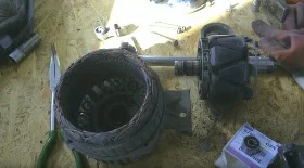 Снятие и замена подшипников генератора Мазда 6