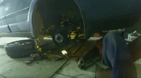 Замена задней ступицы Субару Аутбек BP