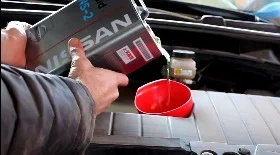 Замена масла в вариаторе Мурано