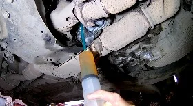 Замена масла в раздатке Мурано