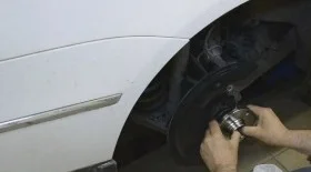 Замена задней ступицы Пассат Б6